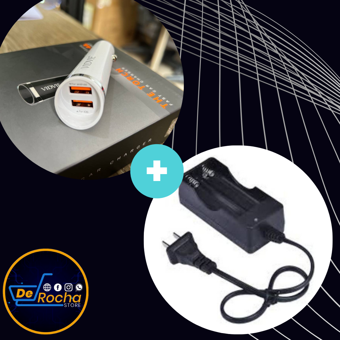 Combo cargador de pilas+ cargador carro